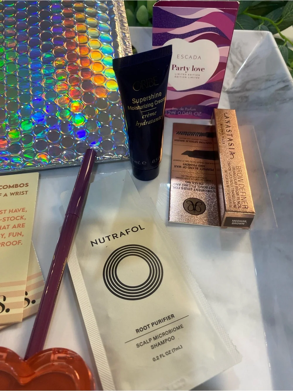 Oribe Care Package #5 Nutrafol Anastasia Of Beverly Hills & Escada